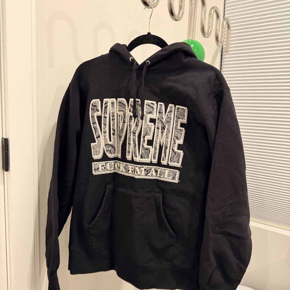 Supreme Fxxx Fm All Sweatshirt Black Men Size Medium